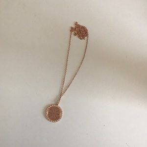 Rose gold necklace